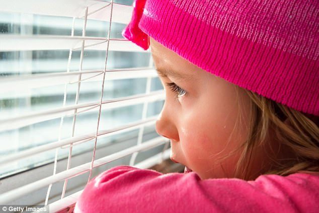 girl at window