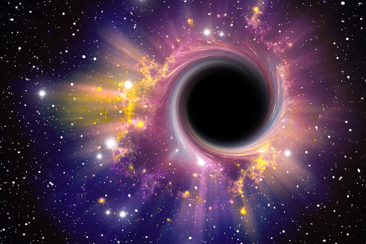 picture of a black hole