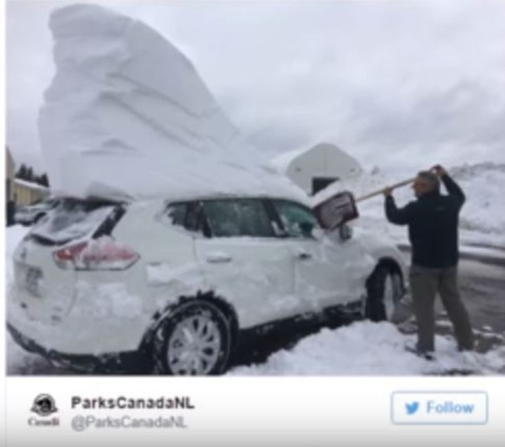 Click to enlarge record snow in Canada