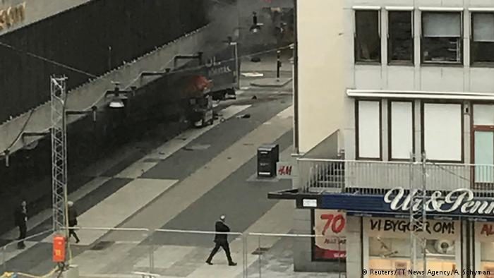 stockholm truck crash
