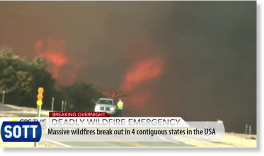Wildfires USA March 2017