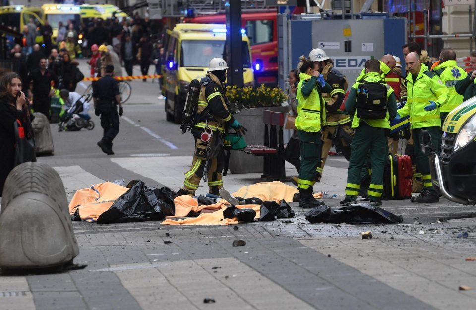 Stockholm attack victims