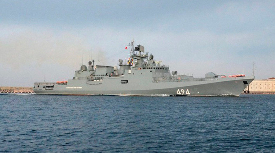 Click to enlarge Russian missile frigate