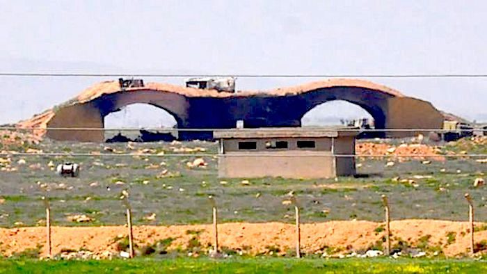 damaged hangar