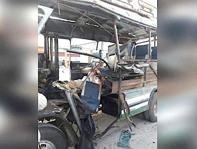 bombed bus