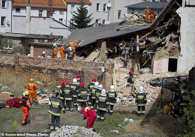 Poland house collapse