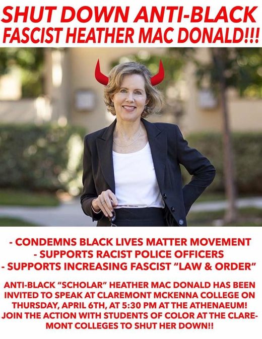 Click to enlarge Heather MacDonald poster