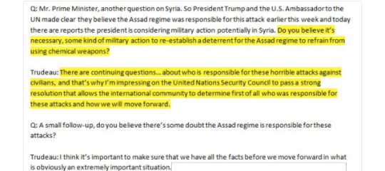 Trudeau interview