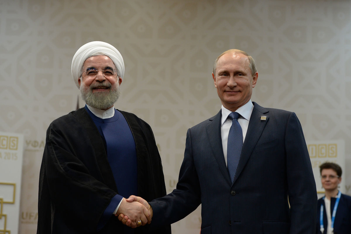 putin and Iranian President Rouhani