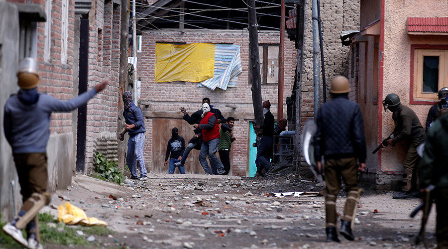 Kashmir election protests 2017