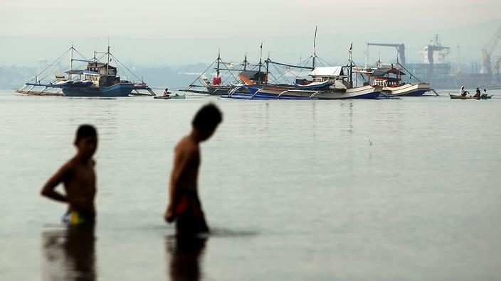 Click to enlarge Philippine coast