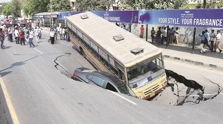 Chennai sinkhole