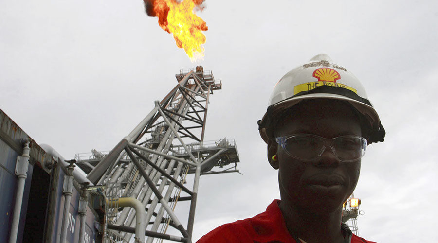 Nigerian oil field worker