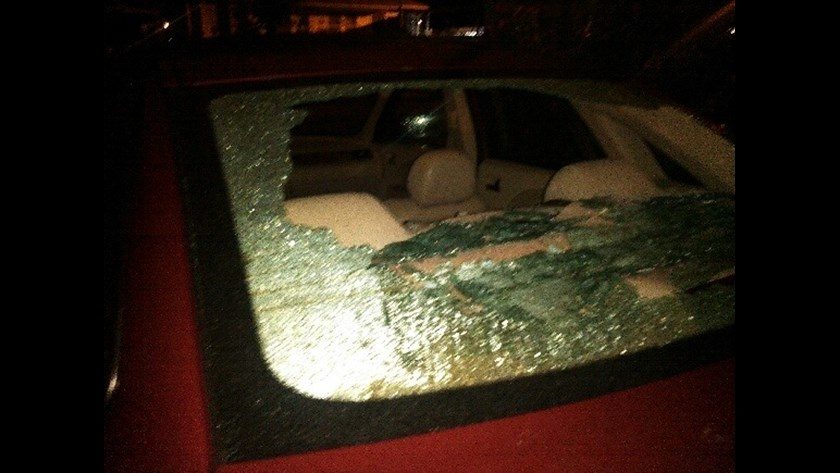 Click to enlarge hail damage
