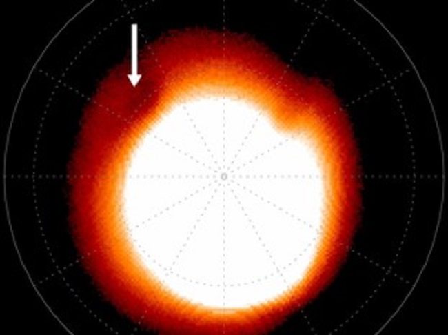 Click to enlarge Cold Spot on Jupiter