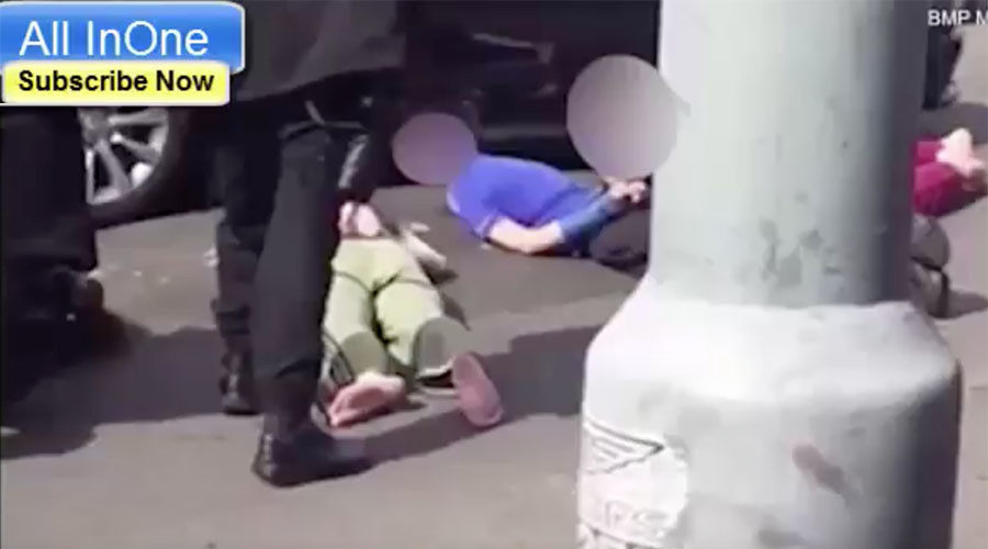Click to enlarge Muslim children at gunpoint