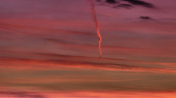 Click to enlarge The 'meteor' was seen in the early hours of Tuesday morning