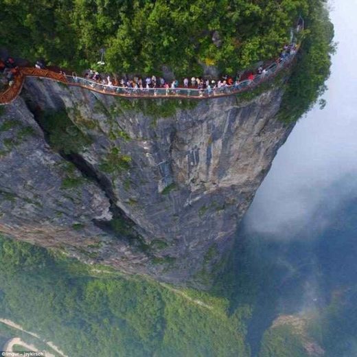 Tianmen Mountain in Zhangjiajie, China