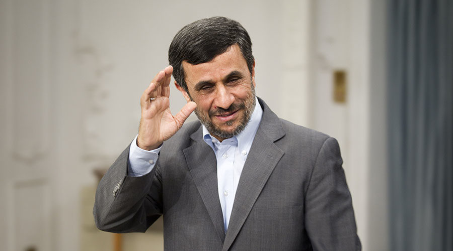 Former Iranian President Mahmoud Ahmadinejad. 