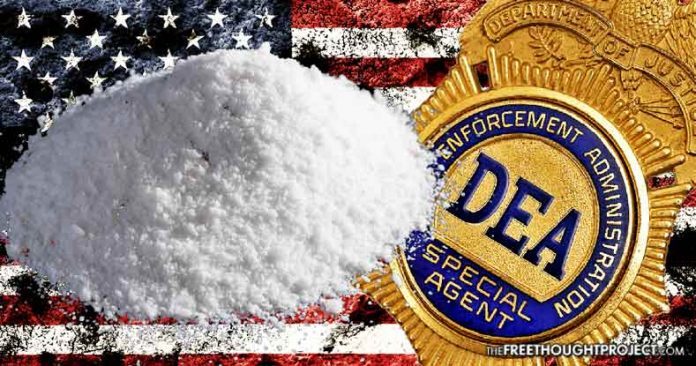 Click to enlarge DEA logo and drugs