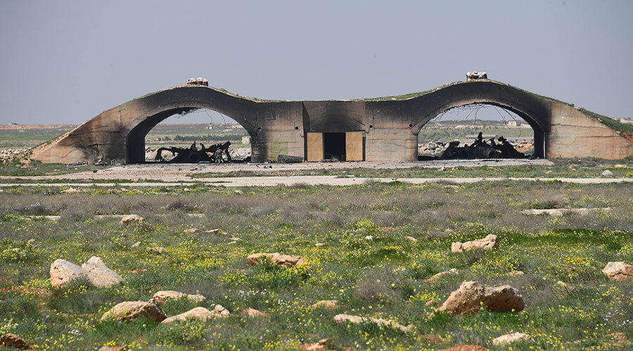 US missile strike on the Shayrat Airbase in Syria