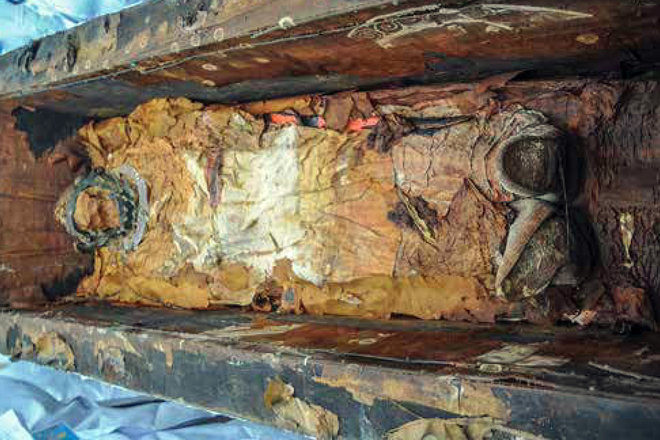 mongolian coffin