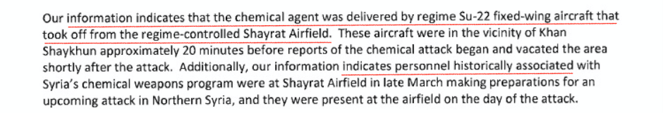 US evidence Syria chemical attack false flag