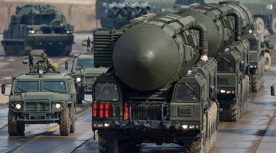 Topol-M ground missile complex launcher
