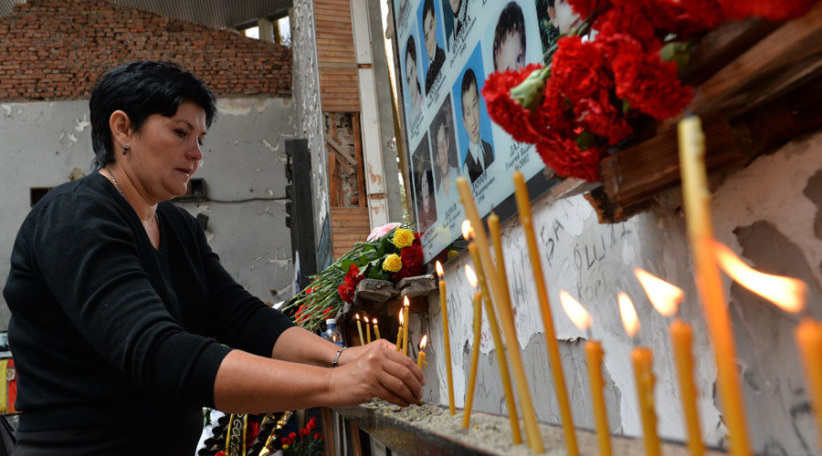 memorial events in Beslan