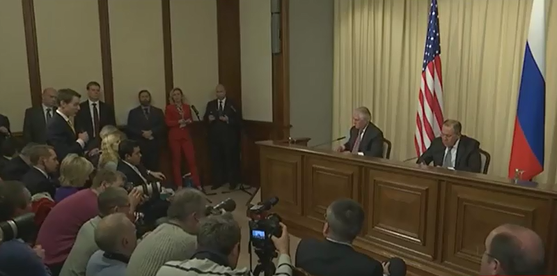 tillerson lavrov pres conference April 2017