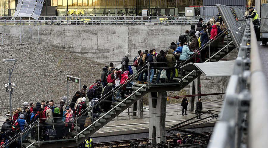 Click to enlarge Refugees in Sweden