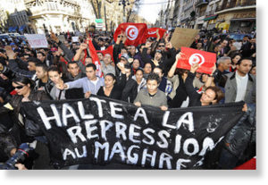 Click to enlarge Tunisia arab spring