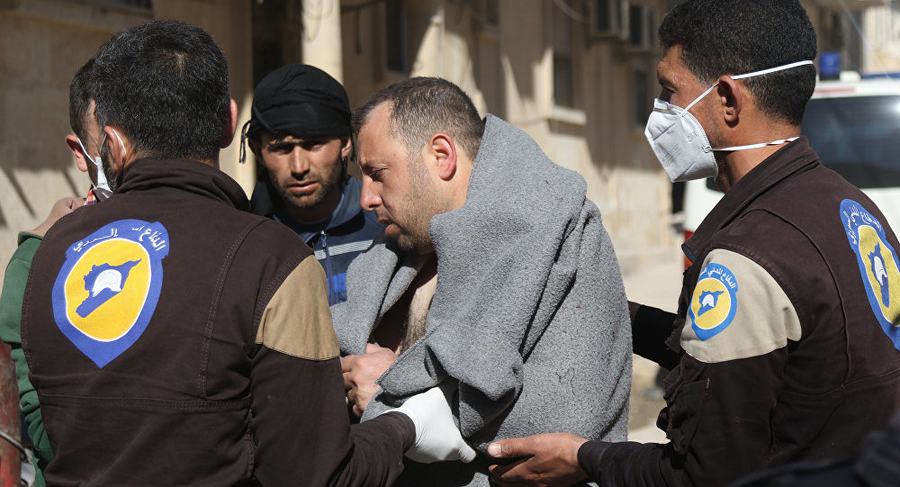 victim of chemical attack