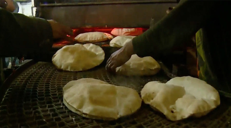Click to enlarge Baking bread