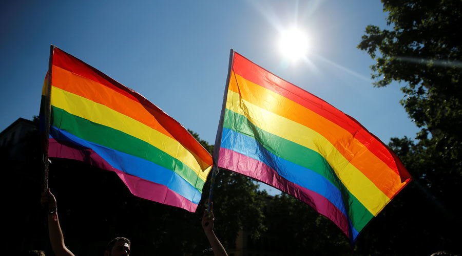 Click to enlarge gay pride flag