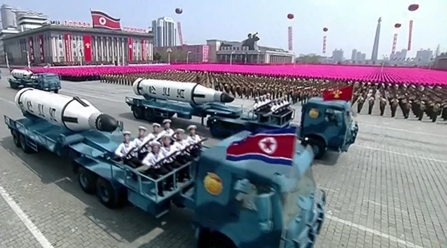 North Korea military parade
