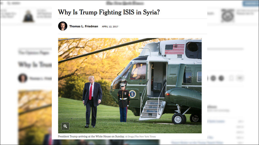 Screenshot from The New York Times 