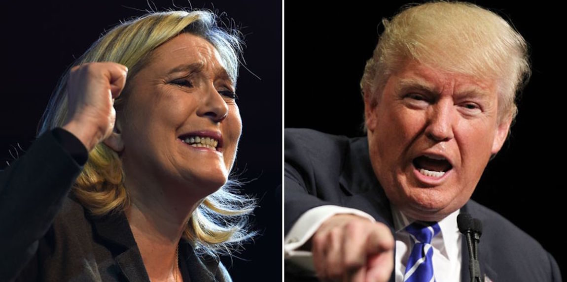 Marine Le Pen and Donald Trump