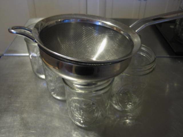 Click to enlarge filter and canning jar