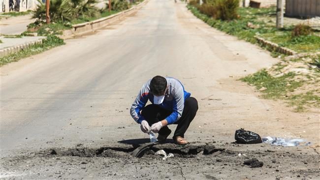 Click to enlarge Syrian sarin cleanup