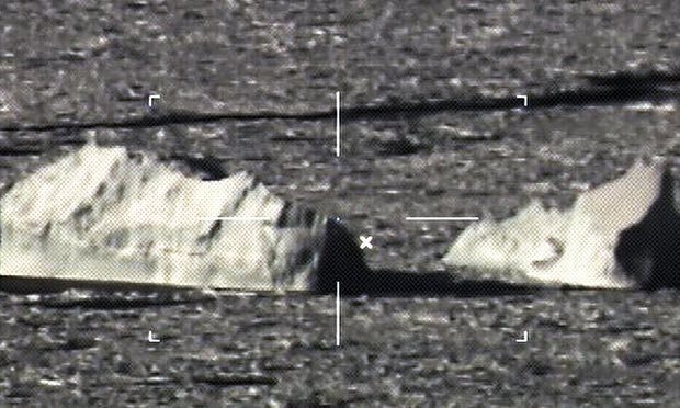 icebergs floating near Newfoundland