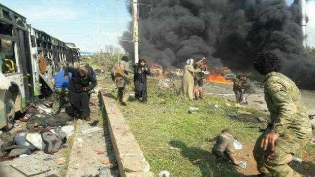 Bus bombing Syria