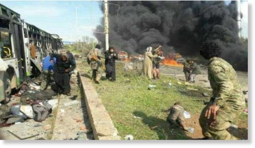 Bus bombing Syria