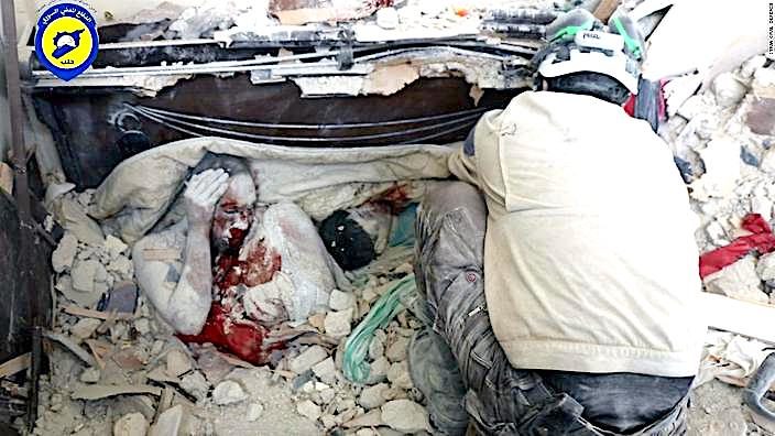 Click to enlarge rubble victim
