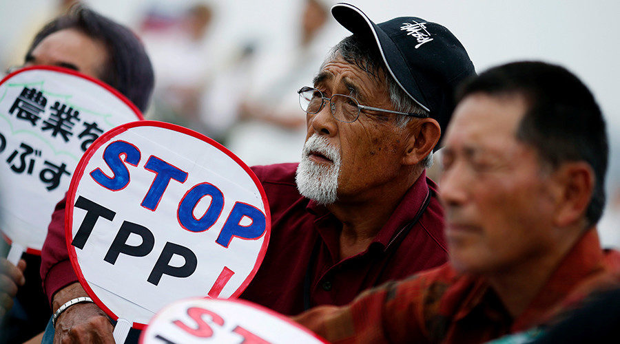 Japan TPP Protest