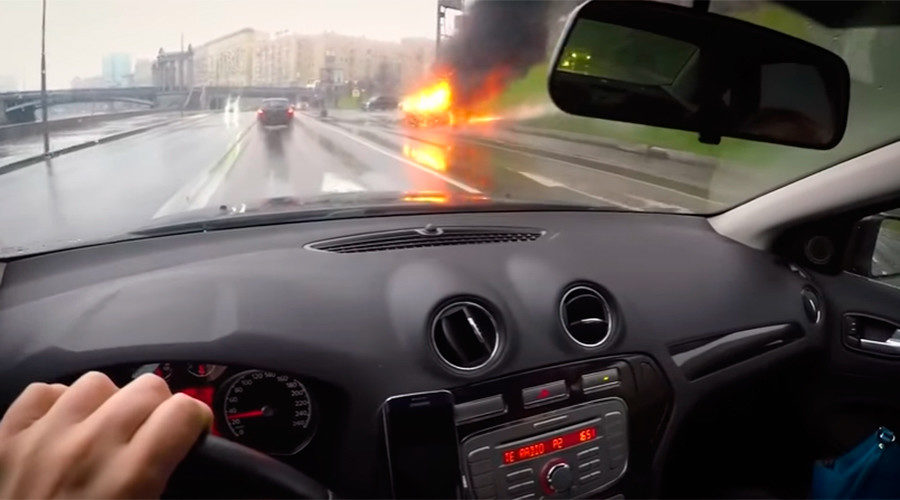 Moscow car crash
