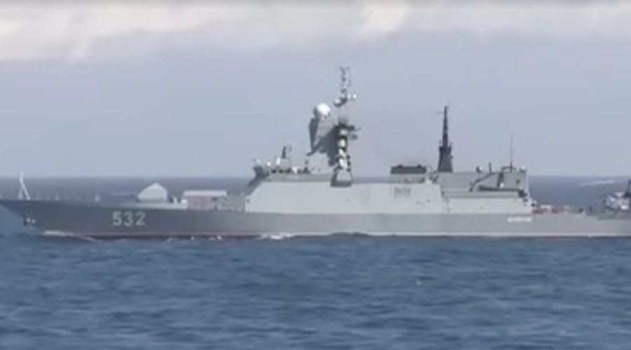 Click to enlarge Russian warship