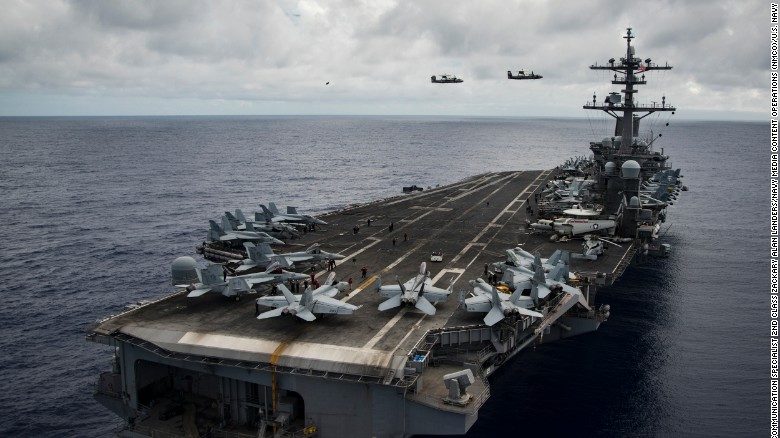 US warships