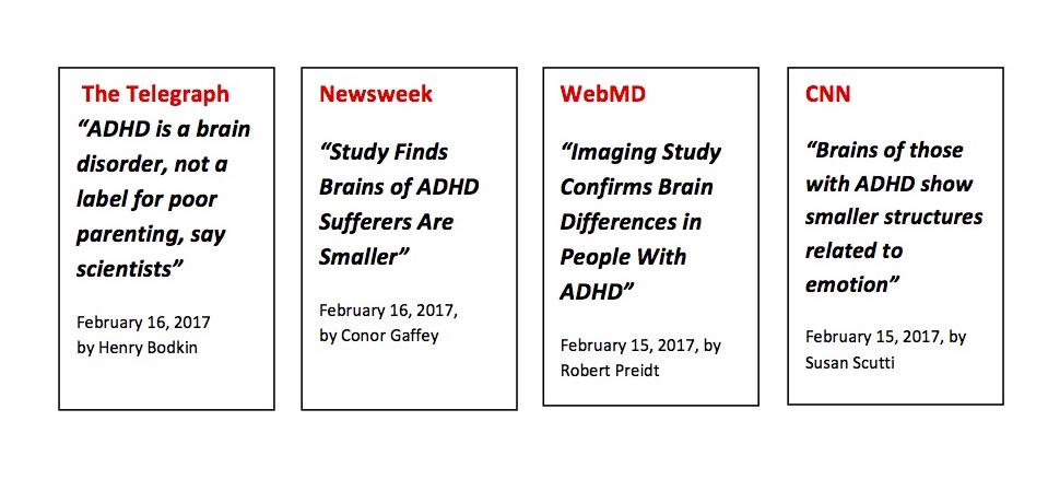 Click to enlarge ADHD headlines