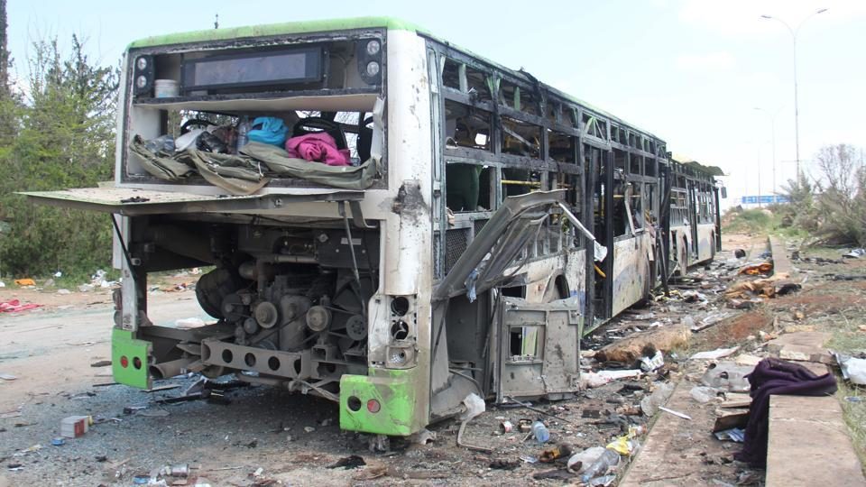 aleppo bus bombing